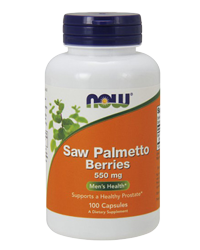 NOW SAW PALMETTO BERRIES 550MG