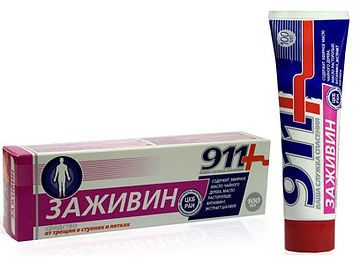 911 „Zaživin“ sredstvo protiv pukotina na stopalima i regeneraciju noktiju 100ml