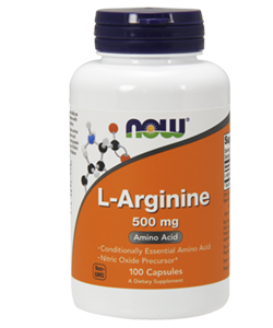 489 NOW L-ARGININE 500MG