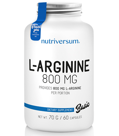 62147 L-Arginine Basic 800 mg - 60 kapsula