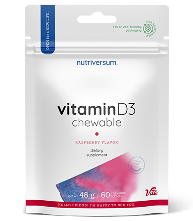 62175 Vitamin D3 Chewable - 60 tableta za žvakanje