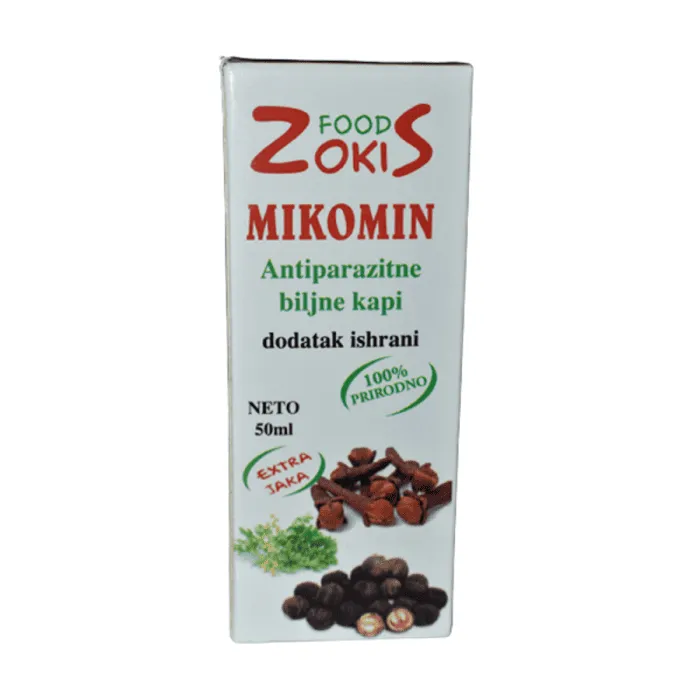 Antiparazitni Program Biljne Kapi 50ml ZokiS Food